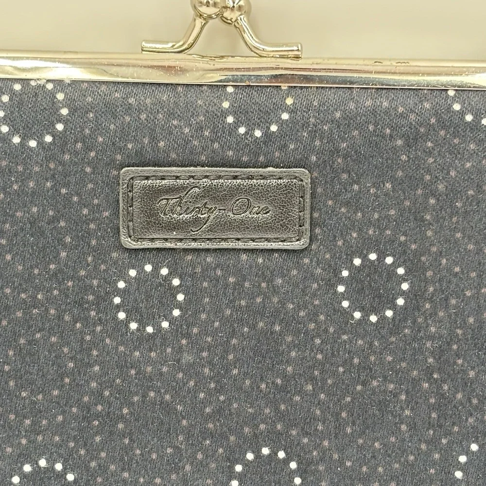 Thirty One Photo Wallet Dot Dot Clutch, Holds 4